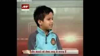 Wonder Boy Yashasvi Balhara at News Nation in India Ke Genius Child Prodigy India ka Wonder Kid