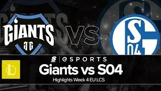 Highlights: GIA vs S04 (EU LCS Summer W4D2 Full Series)