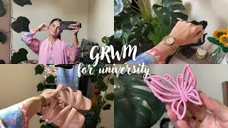 10 Minute Look For University (Hair, Makeup & Outfit) | Quick & Easy