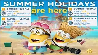 Minion rush SUMMER HOLIDAYS / EVIL MINION run gameplay ios / android