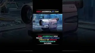 Sony Ka Spy Camera Scandal 😱 | Accidentally Sold X-Ray Vision Camera | Shocking Tech Fact #fyp #feed
