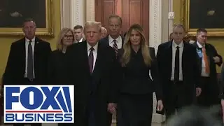 President-elect Trump meets with senators on Capitol Hill