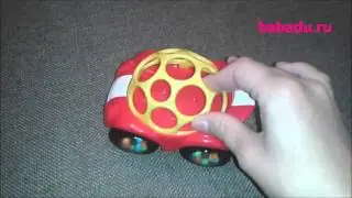 Развивающая машинка красная Oball Rhino Toys