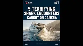 5 Terrifying Shark Encounters, Caught on Camera! 🦈🌊🎥