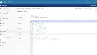 Create content type definition