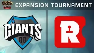 League of Legends - Reason Gaming vs. Giants - Game 3 - EU LCS Expansion Tournament