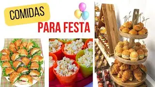 COMIDAS PARA FESTA / Comida salgada para festa Infantil