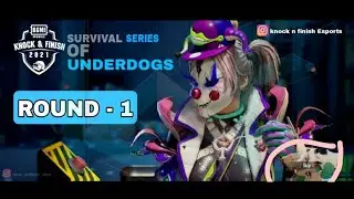 || BATTLEGROUND MOBILE INDIA LIVE || | SURVIVAL SERIES OF UNDERDOGS | ROUND 1 MATCHES DAY 5 LIVE