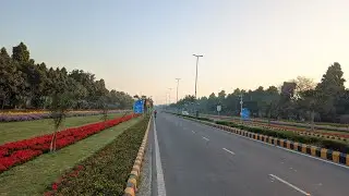 Driving in New Delhi - Sunday Morning - South Delhi - Central Delhi ! Volkswagen Polo !