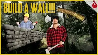 BUILD A WALL!!! - The Forest Gameplay - Part 5 - Gamersfire