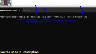 FFMPEG Command to Extract Video Screenshot or Thumbnail at a Specific Time Interval in Terminal