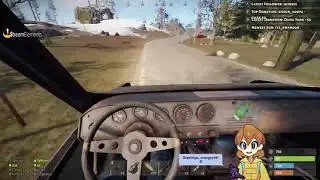 Ash scares everyone with her driving skills - Rust OfflineTv & friends