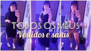 #minimalismo MODA MINIMALISTA - TOUR TODAS AS MINHAS SAIAS E VESTIDOS 🌸 #palomaferreira