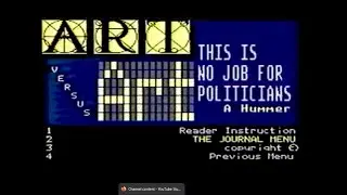 Wm. (Bill) Perry - ART vs Art: A Videotex Adaptation