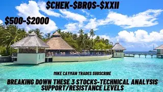 #CHEK-#BRQS-#XXII-$500-$2000-Technical Analysis-Support/Resistance Levels