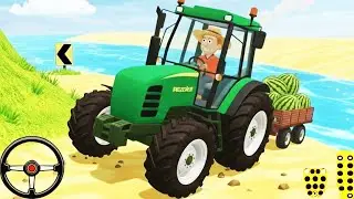 Extreme Mountain Tractor Transport - Offroad Cargo Driving Gameplay - Android Gameplay