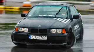 BMW E36 STREET DRIFT POV #1