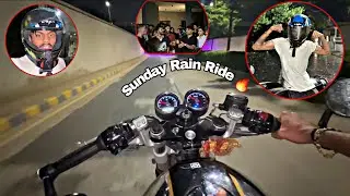 GT 650 Rain Ride with Loud Exhaust | Sunday Special Ride 🌧️🏍️