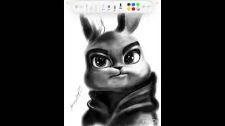 Animated Bunny Drawing(Classic Art)