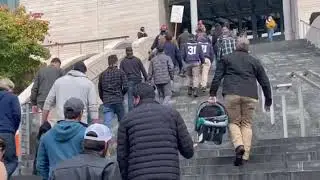 Seattle P.D. and F.D. Heroes Fired Over Vaccine Mandates Drop Their Boots at the City Hall
