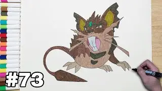 How To Draw Mega Raticate Y | Pokemon