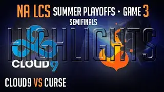Highlights Cloud 9 vs Curse | PAX Semi Final Game 3 S4 NA LCS Playoffs Worlds Regionals C9 vs CRS
