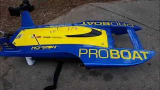 Pro Boat UL-19 hits 73mph stock w/abc prop!!!