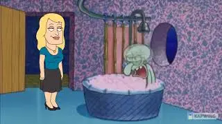 Ida Davis (Family Guy) Drops by Squidward's House