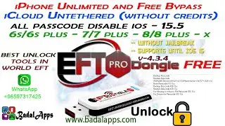 Bypass iPhone X With EFT Pro Free Without Jailbreak IOS 15 5