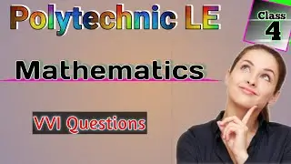 Dece LE | Polytechnic lateral entry preparation | Polytechnic le previous year question | Bcece le