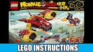 LEGO Instructions: How to Build LEGO Monkie Kid Cloud Jet - 80008 (LEGO MONKIE KID)
