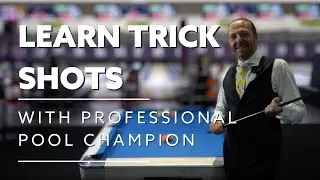 Learn trick shots with a professional pool champion!
