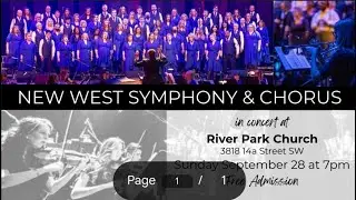 New West Symphony and Chorus - Sept. 28, 2025 at 7 pm