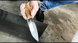 ХАРДКОР-Тест ножа Gladius Big - рубит сталь!!!