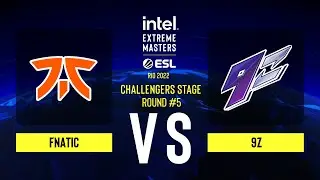 fnatic vs. 9z - Map 1 [Mirage] - IEM Rio Major 2022 - Challengers Stage - ROUND #5