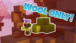 WOOL ONLY CHALLENGE | Minecraft Bedwars