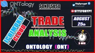 🥵 ONTOLOGY ONT AUGUST 25 $ONT price prediction - Trade Analysis - How to use Ichimoku Cloud