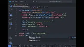 PYTHON Phone number identification, country and Carrier location