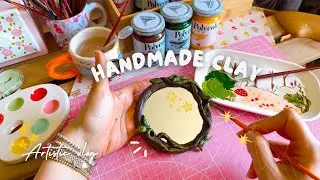 🪵🍃Enchanted forest 🌳 | DIY Handmade Mirror with Tree Branches & Painted Mushrooms 🌿🍄#diycrafts #diy