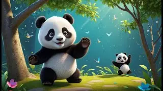 Panda Bear, Panda Bear, Twirl Around! | Fun Dance Song for Kids | Animal Movement Rhyme for Toddlers