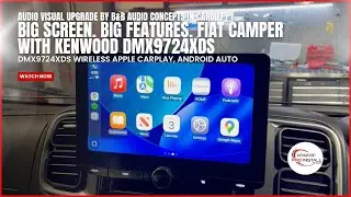 Большой экран. Большие возможности. | Fiat Camper с беспроводной системой CarPlay KENWOOD DMX9724...