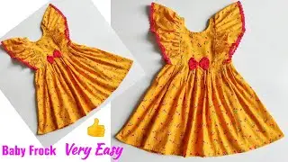 Very Easy Baby Frock Cutting And Stitching Step by Step