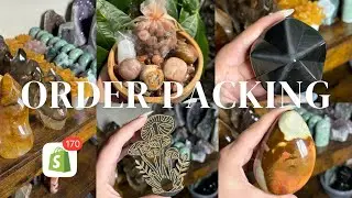 Packing Orders for my Crystal Shop - Small Business Vlog #3