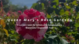 Queen Mary's Rose Garden | A London Gem for Artists and Nature Lovers | Watercolor Inspiration Tour