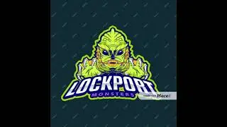LOCKPORT. MONSTERS 2023-2024 GOAL HORN custom team, custom logo, custom horn