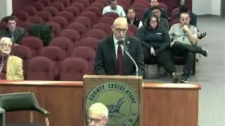 Anthony Piccirillo speaking before the Suffolk County Legislator on September 6th 2017.