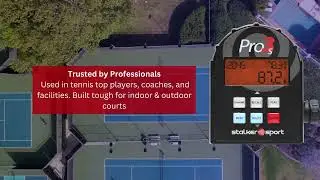Stalker Pro 3S for Tennis | Precision Ball Speed Tracking