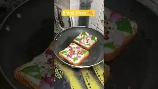 Bread Pizza 🍕 || 2 Minute Main Banne Wala Pizza Bina Oven Microwave|| #food #shorts #cookingskill18
