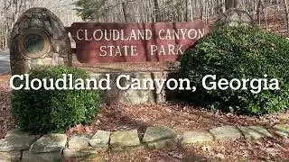 My Large Format Photography 2023, No. 11. Cloudland Canyon, Georgia.