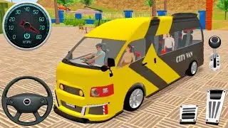 Us Minibus Simulator 3D 2026 - Bus Game _ Luxury Van Minibus  Driving Games  Android GamePlay